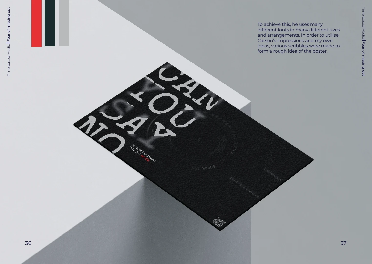 FOMO – Postkarte als Mockup