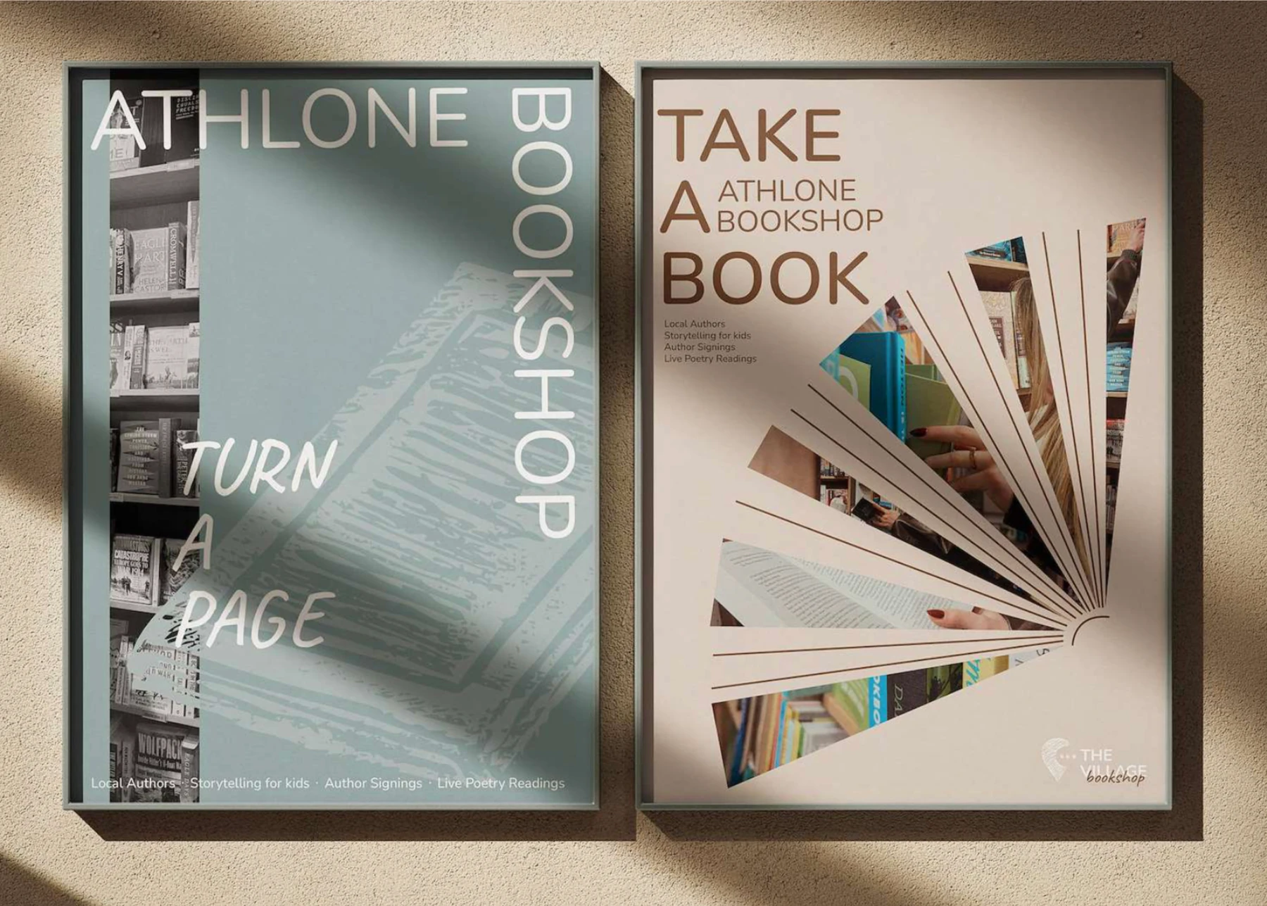 The Village – Schaufenster und Plakate